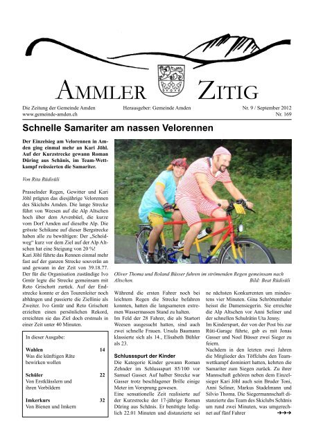 AMMLER ZITIG - Amden