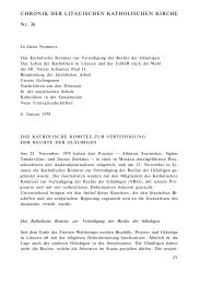 V. Chronik der Litauischen Katholischen Kirche, Nr. 36 - Lietuvos ...