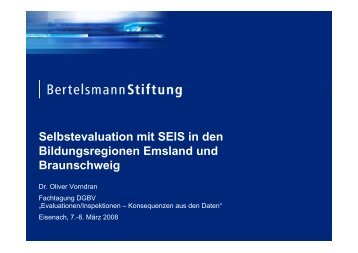 Referat von Dr. Oliver Vorndran - DGBV