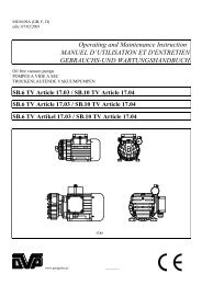 Operating and Maintenance Instruction ... - Paul Gothe GmbH