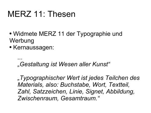 Referat: Kurt Schwitters - syntax design