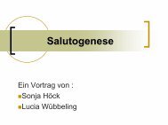 Salutogenese - PERSONAL TRAINING