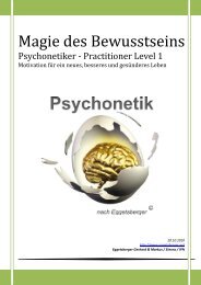 Magie des Bewusstseins - Psychonetiker - PcE-AT