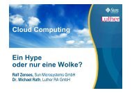 Cloud Computing Ein Hype oder nur eine Wolke? - Entscheiderforum ...