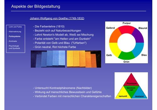 Aspekte der Bildgestaltung