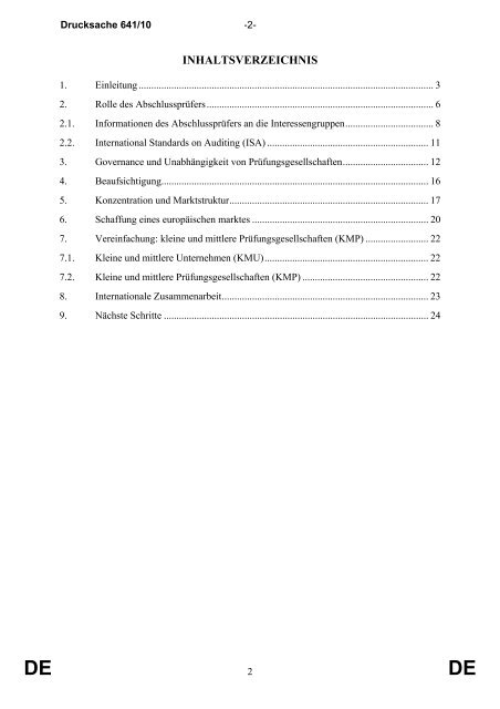 Drucksache 641/10 - Umwelt-online