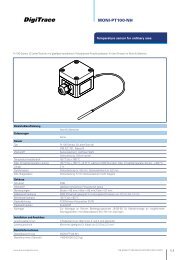 Datasheet DigiTrace MONI-PT100-NH - Pentair Thermal Controls