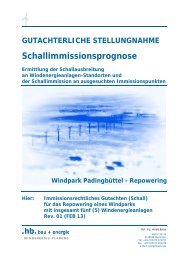 Schallimmissionsprognose