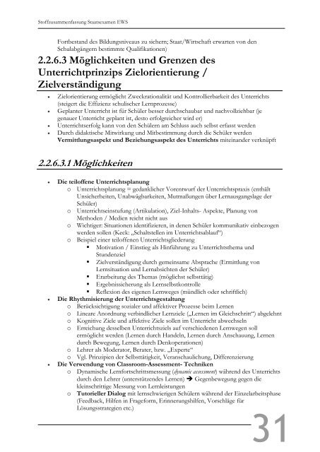 Wiater: Unterrichtsprinzipien - Leinstein.de