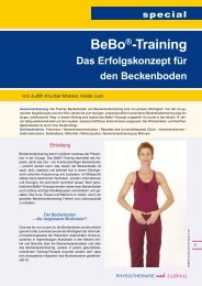 Bebo®-Training Das Erfolgskonzept für den Beckenboden