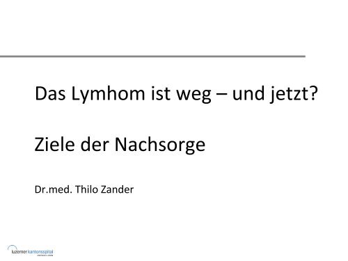 PET/CT Nutzen aus Sicht des Onkologen