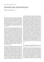 Horkheimer, Adorno - Elemente des Antisemitismus - Infoladen.de