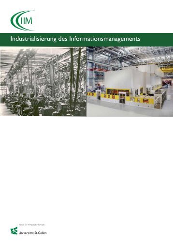 Industrialisierung des Informationsmanagements - IT Operations Day