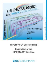HIPERFACE®-Beschreibung Description of the HIPERFACE ...