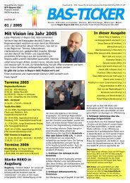 Mit Vision ins Jahr 2005 - Bund Freikirchlicher Pfingstgemeinden ...