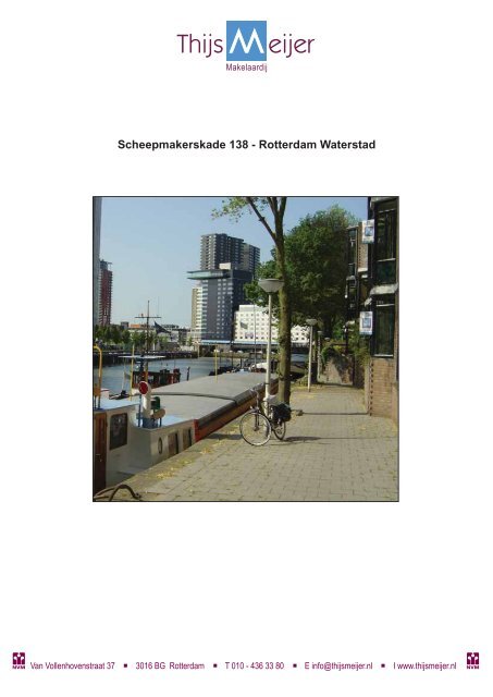 Scheepmakerskade 138 - Rotterdam Waterstad - Thijs Meijer ...