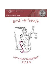 Erstiheft_SS13 - Fachschaft Jura Marburg