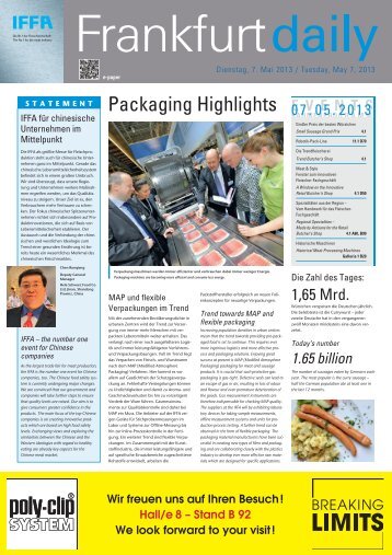 Packaging Highlights - Frankfurt Daily