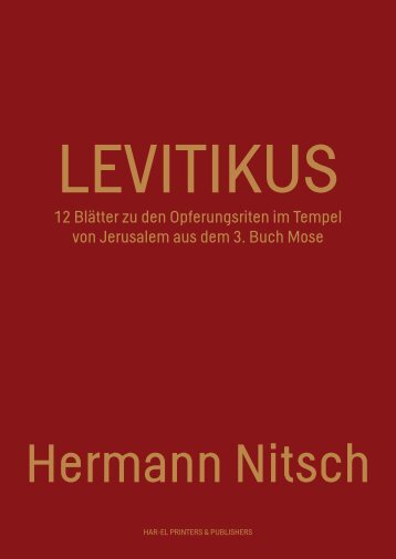 12 Blätter zu den Opferungsriten im Tempel von ... - Nitsch Foundation