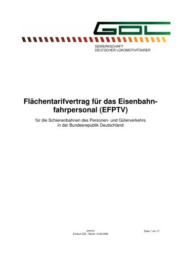 EFPTV - Arbeitgeberverband Deutscher Eisenbahnen