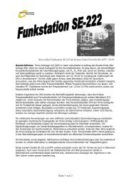 Funkstation SE-222