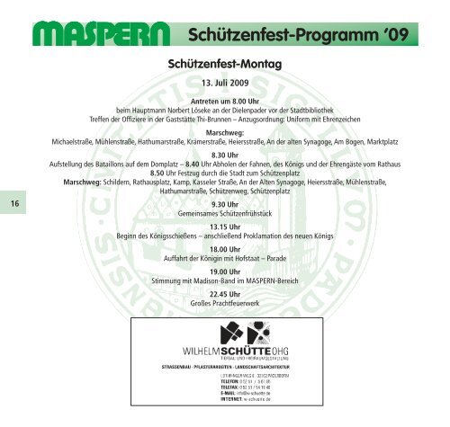 Schützenfest - maspern-kompanie