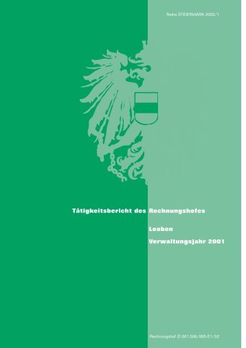 Steiermark 2002/1 - Der Rechnungshof
