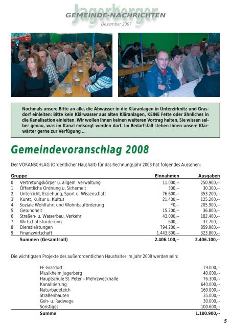 gemeinde-nachrichten - Marktgemeinde Jagerberg