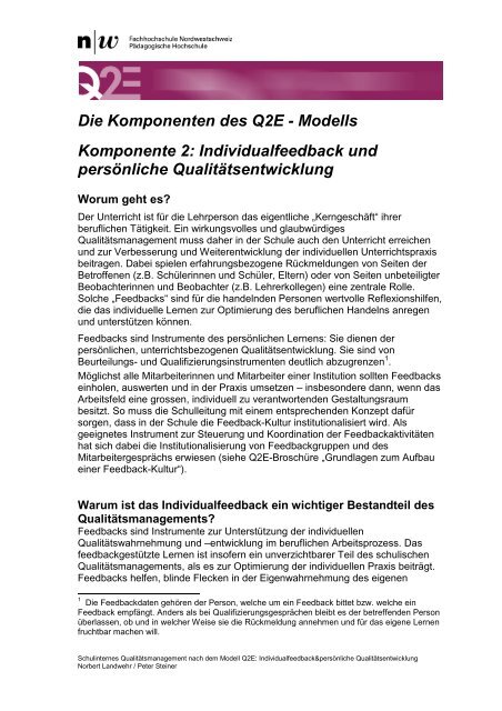 Ausführliche Fassung - Q2E