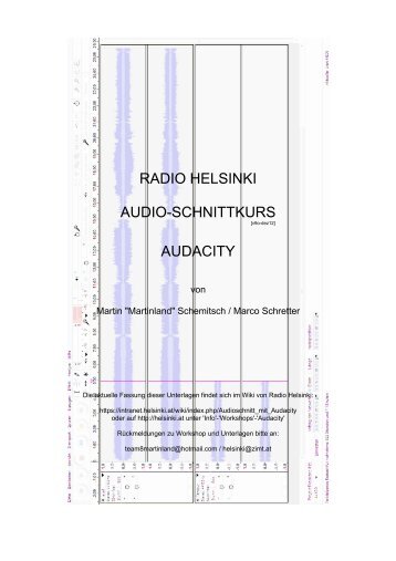 radio helsinki audio-schnittkurs audacity - Public Info Attack
