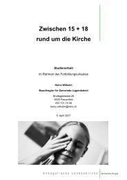 Zwischen 15 + 18 rund um die Kirche - Evangelisch-reformierte ...