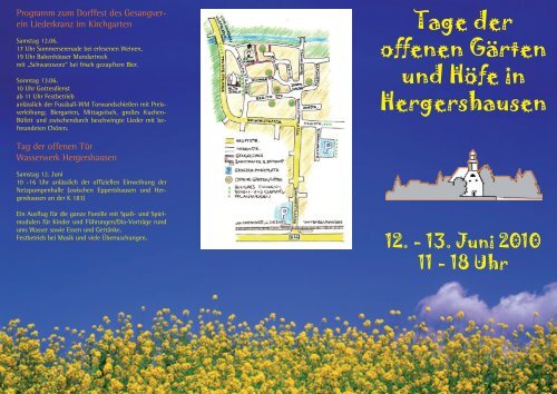 Tage der offenen Gärten und Höfe in Hergershausen