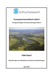 Pumpspeicherkraftwerk Atdorf PSW Atdorf - Baden-Württemberg