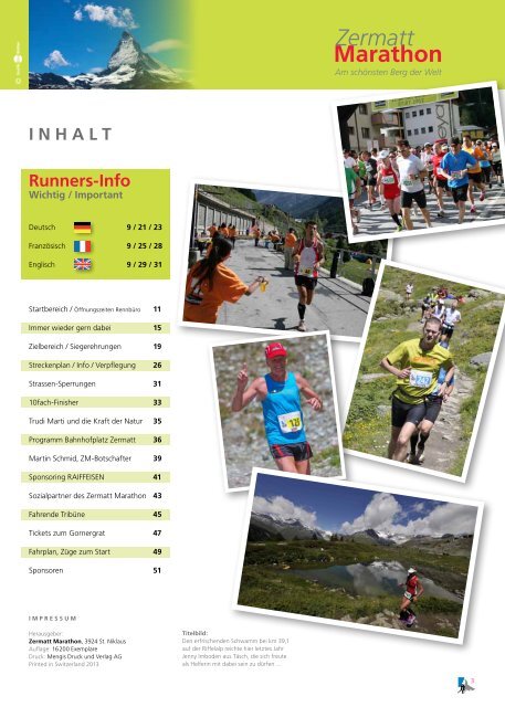 magazine - Zermatt Marathon