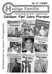 zum Pfarrplan als PDF Dokument - Kirchengemeinde Heilige ...