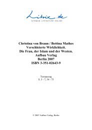 Christina von Braun / Bettina Mathes Verschleierte Wirklichkeit. Die ...