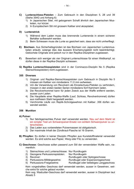 MLAIC Reglement 2006 Deutsch - VSV