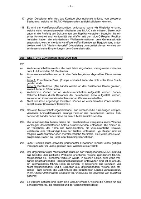 MLAIC Reglement 2006 Deutsch - VSV