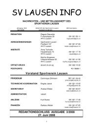 SV LAUSEN INFO.02.08 test - Sportverein Lausen