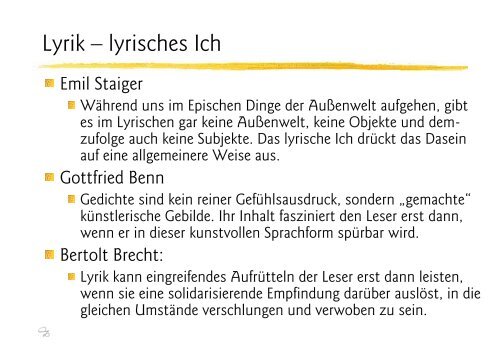 Was Ist Das Lyrische Ich