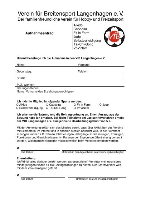 Verein für Breitensport Langenhagen e. V. - VfB Langenhagen eV