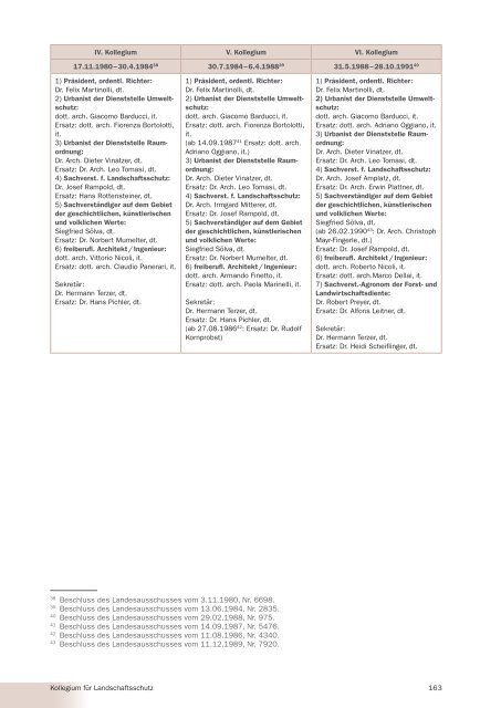 Rechtsgrundlagen des Landschaftsschutzes - Provincia Autonoma ...