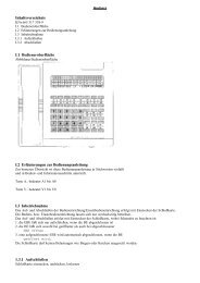 Bedienungsanleitung Baustufe 2-2 bis 8-8