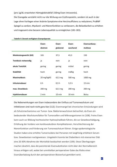 Schaffung von Exzellenzzentren in Patient Blood Management - APA