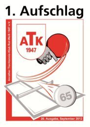 1. Aufschlag - Ausagbe 20 - Anrather Tischtennis-Klub Rot-Weiß ...