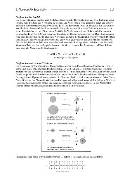 3. Nucleophile Substitution