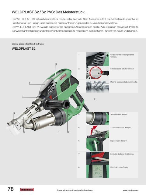 Prospekt Apparatebau - Leister