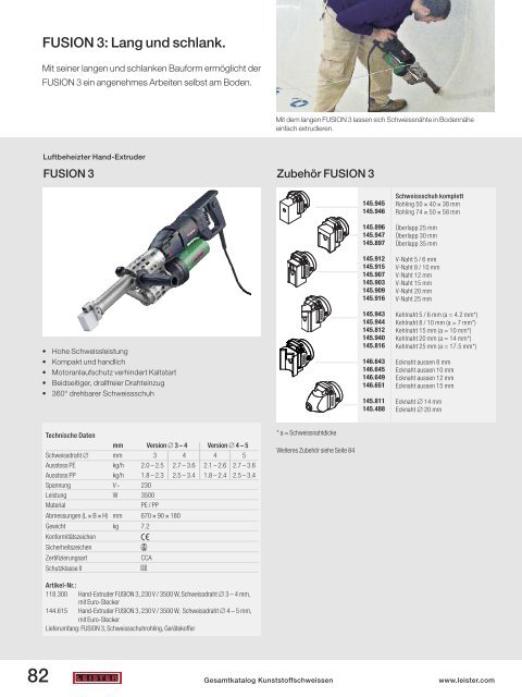 Prospekt Apparatebau - Leister