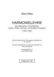 Alois Hába: Harmonielehre - Prof. Dr. Horst-Peter Hesse