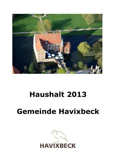 Haushaltsplan 2013 - Havixbeck
